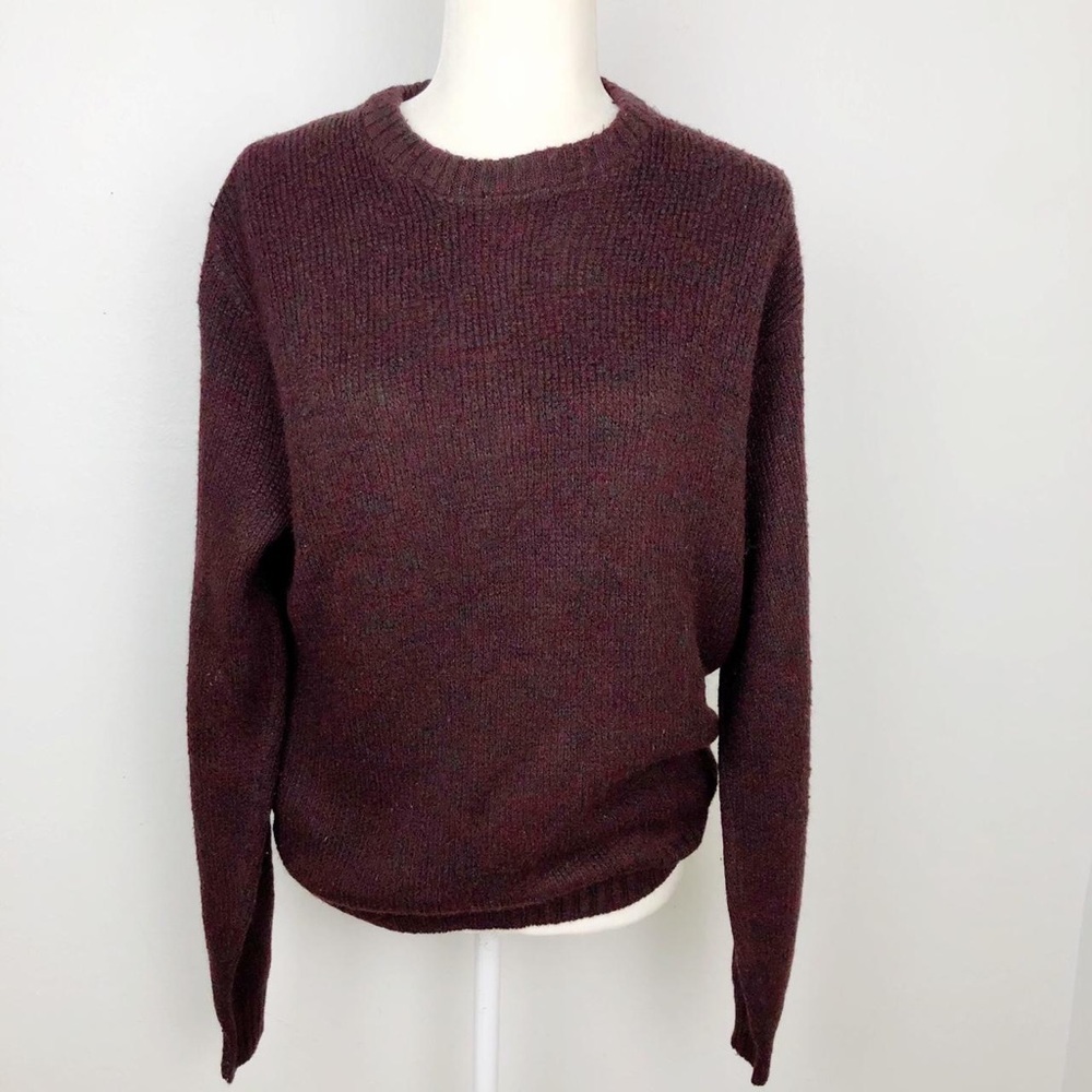 VTG 60s USA Made Sportswear By Revere VERELOFT Crew Neck Knit Sweater L